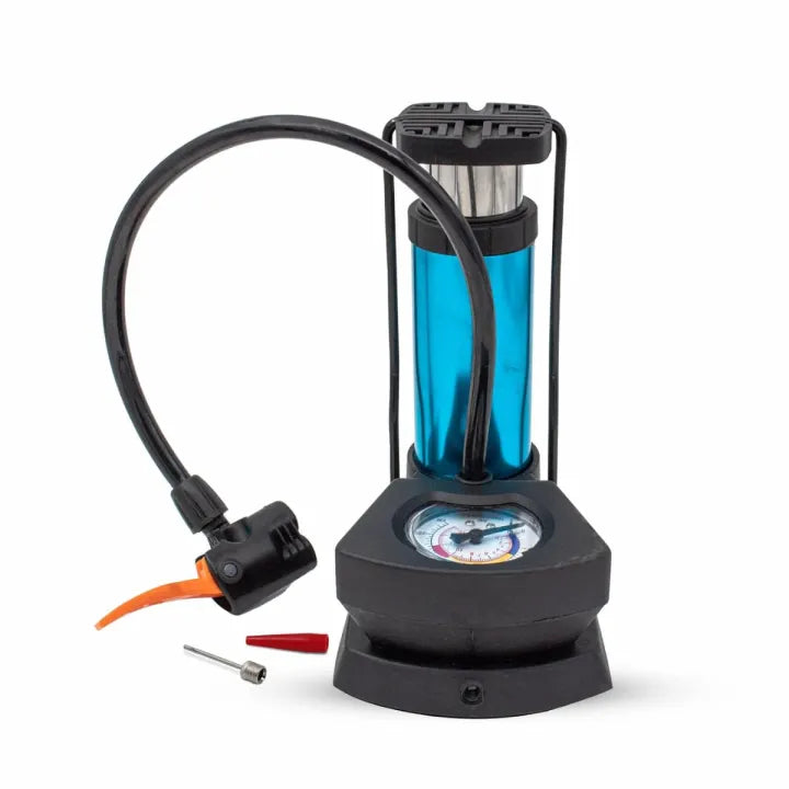 Foot-Operated Bike And Cycle Pump with Pressure Gauge🚴‍♂️